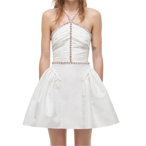 Self Portrait Crystal Halter Dress - Never Worn with Tags - Picture 1 of 4